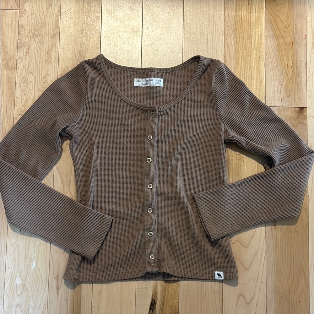 Abercrombie Kids Girls Long Sleeve Button Down Top Size 9/10